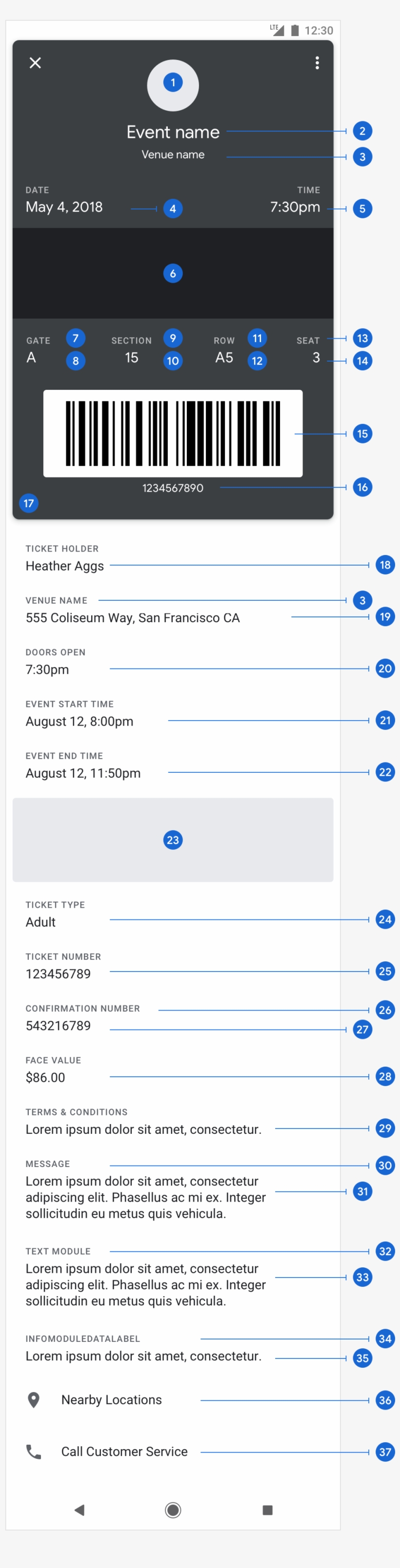 Google Pay Api For Passes Boarding Pass Template - Google Pay, transparent png #1319774