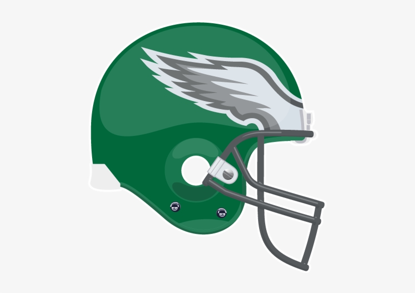 Philadelphia Eagles Clipart Png - Old School Eagles Helmet, transparent png #1319821