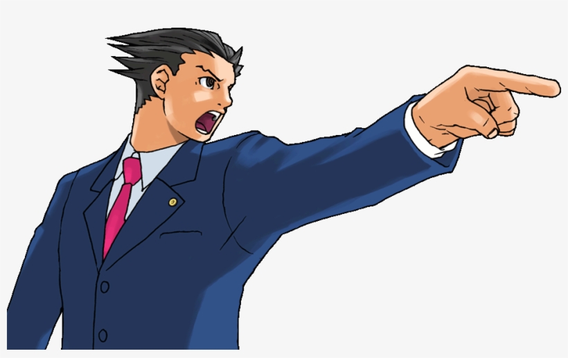 Kyoshumita - Phoenix Wright Objection, transparent png #1319892