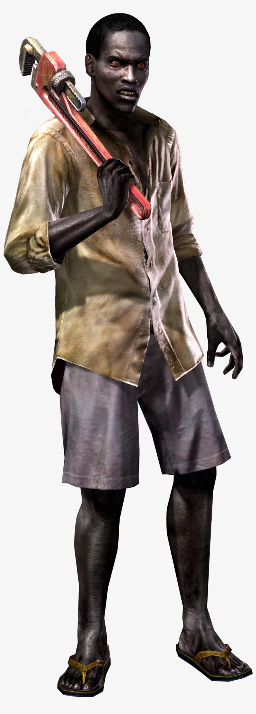 Stillson Wrench Majini Re5 - Resident Evil 5, transparent png #1319943