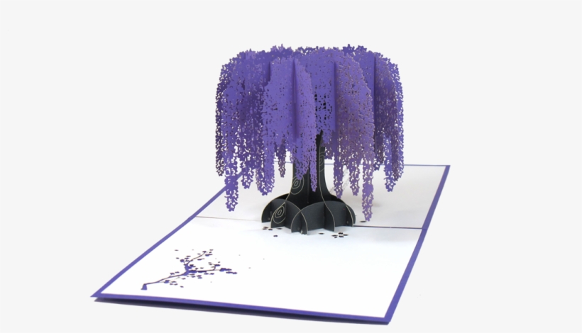 Wisteria Tree - Greeting Card, transparent png #1320550