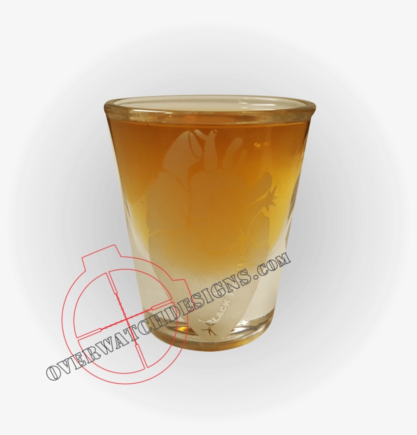 Black Hearted Shot Glass - Shot Glass, transparent png #1320643
