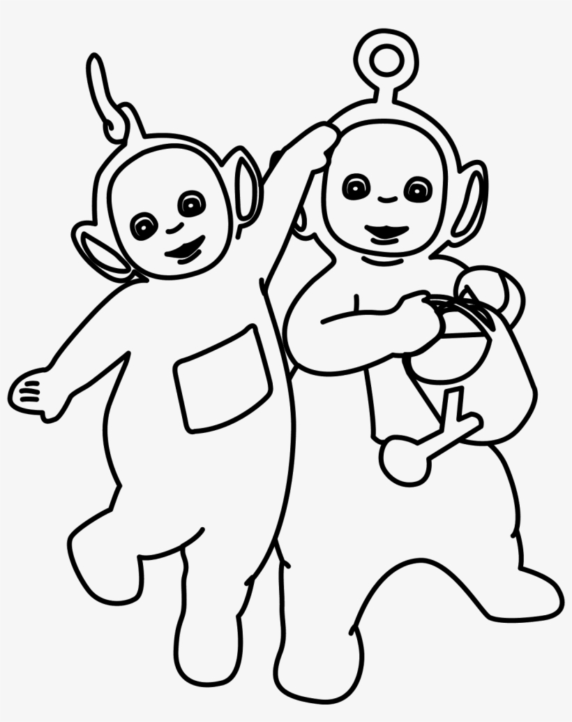 Drawing Teletubbies 128 - Coloring Book, transparent png #1320661