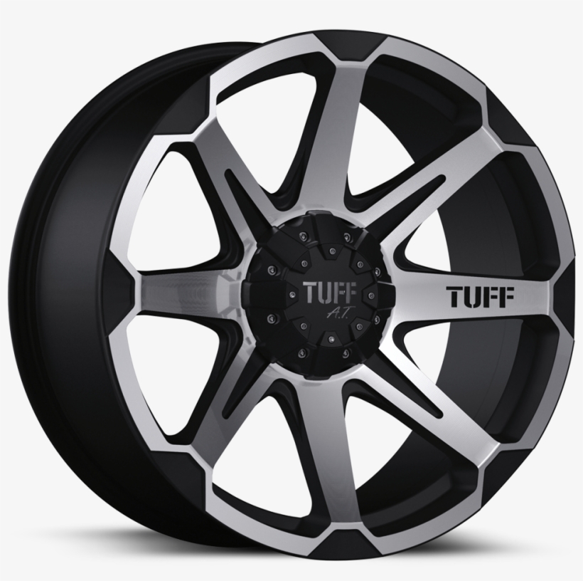 Wheel Rim Png Free Download - 17 Inch Tuff Mags, transparent png #1321096