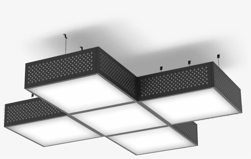 Hanging Office Lighting - Ceiling, transparent png #1321261