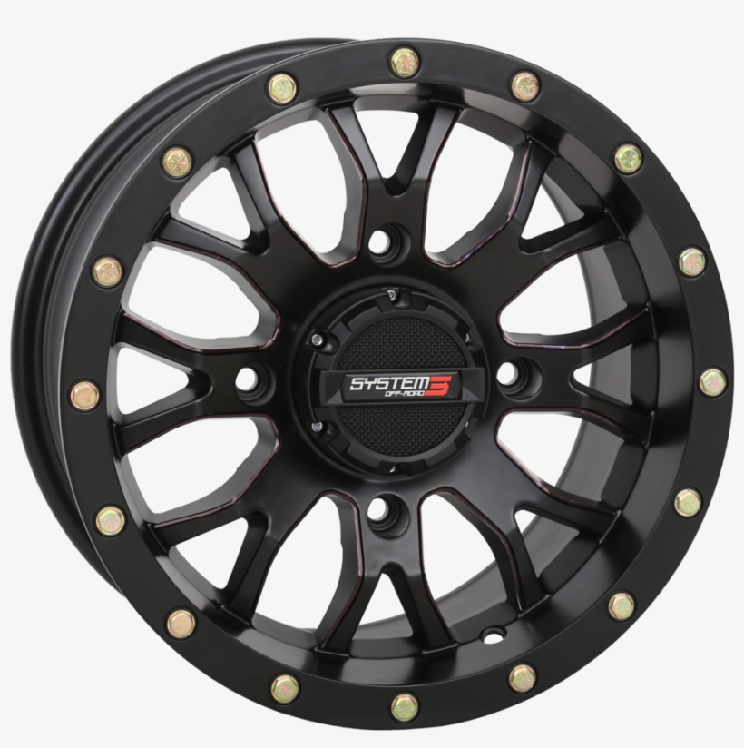 St3 Matte Black 1 - Rines Itp Para Cuatrimoto, transparent png #1321567