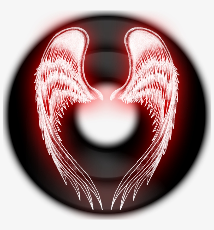 Black Dock With Red Wings - Red And Black Circle Png, transparent png #1321878