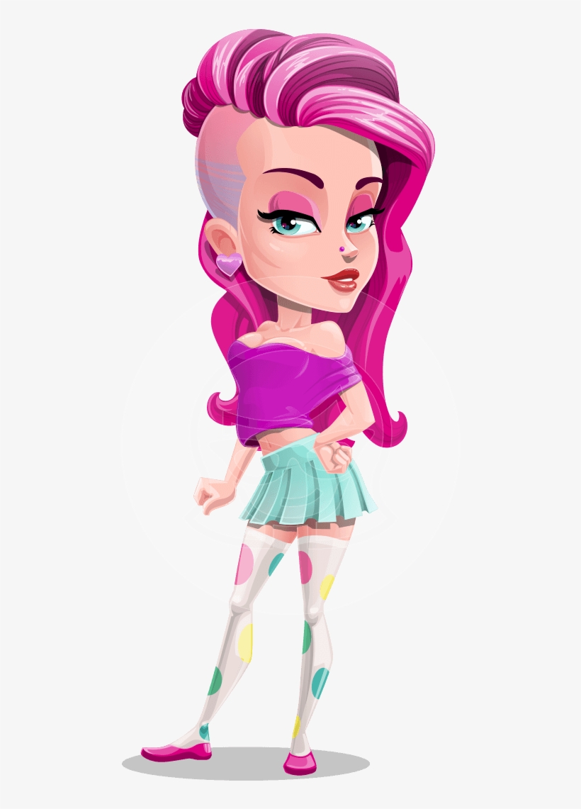 Magenta Stockings The Sexy Rebel - Rebel Cartoon, transparent png #1321879