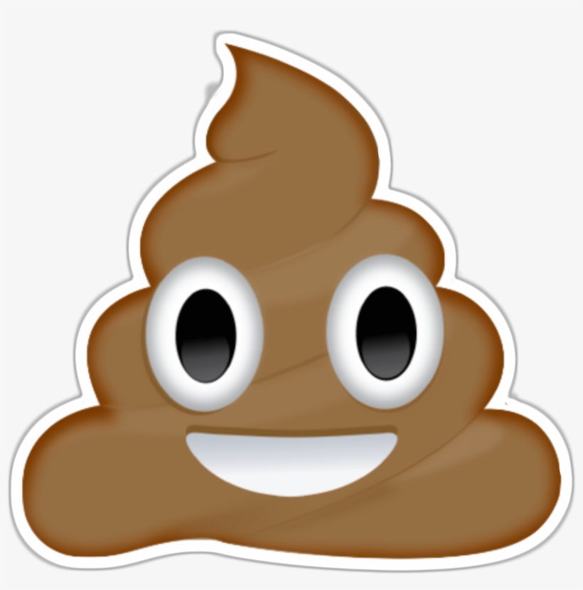Large Poop Emoji Printable, transparent png #1321882