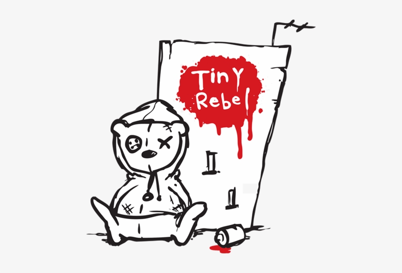 Tiny Rebel Website On Phone Tiny Rebel Bear - Tiny Rebel, transparent png #1322036