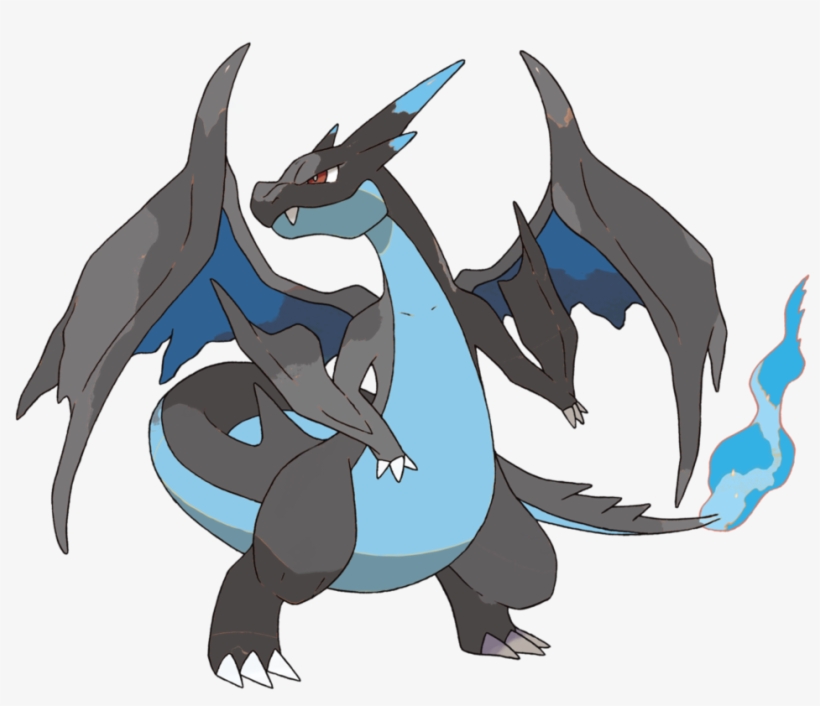 Drawing MEGA Charizard XY Pokemon FUSION 