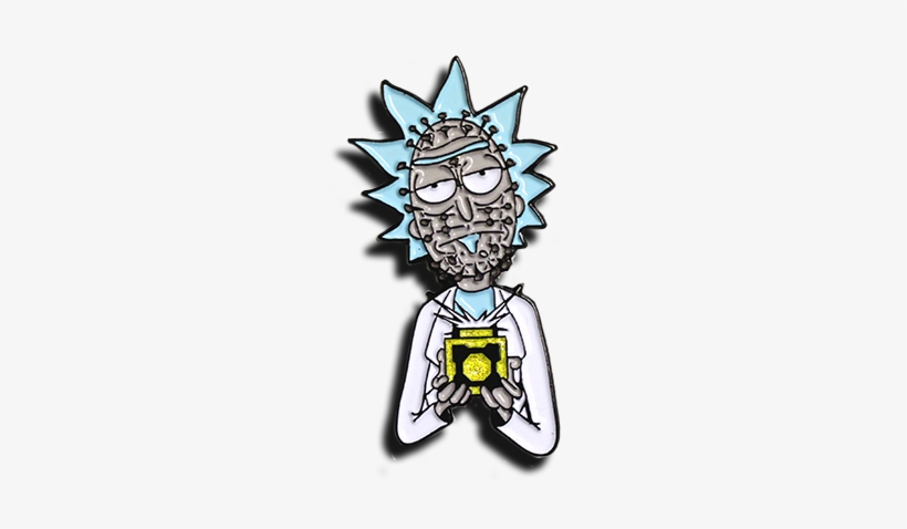Pinhead Rick Pin - Cartoon, transparent png #1322203