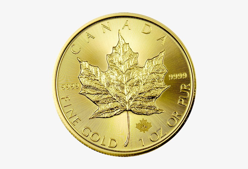 2015 Canadian Gold Maple Leaf Coins - Gold Coin, transparent png #1322247
