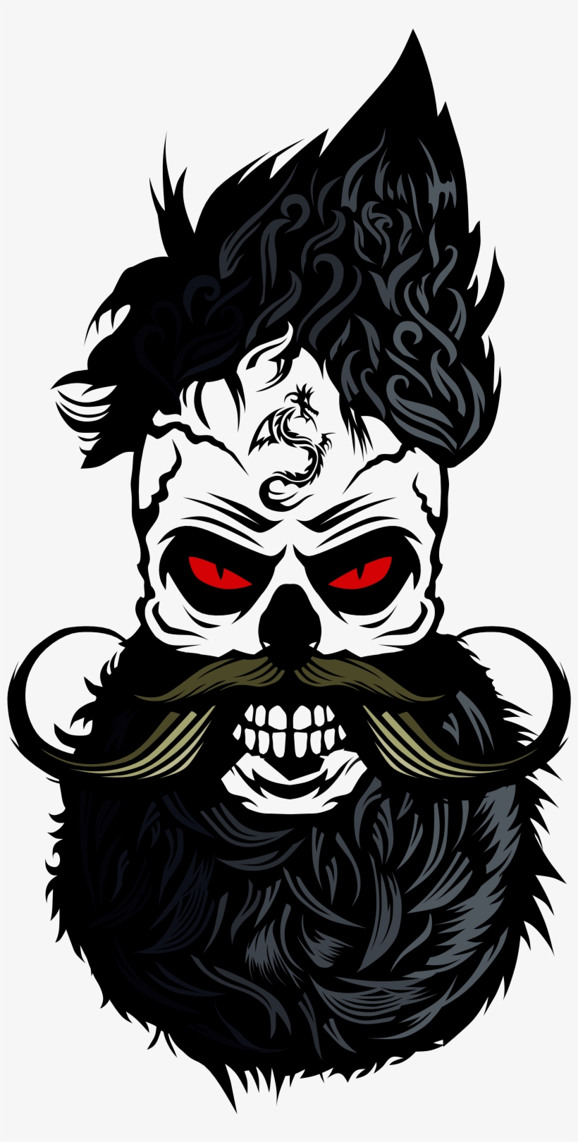 Pinhead Drawing Skull - Crane Mort Fond Transparent, transparent png #1322266