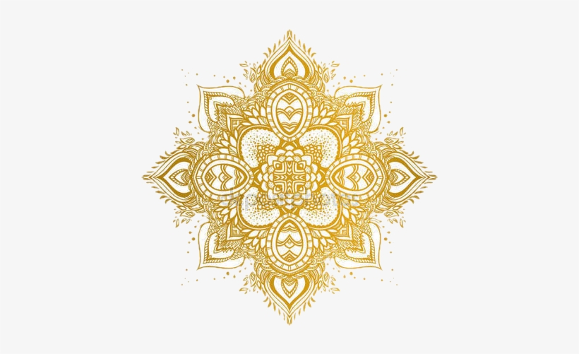 Gold Mandala - Mandala Png Gold, transparent png #1322678