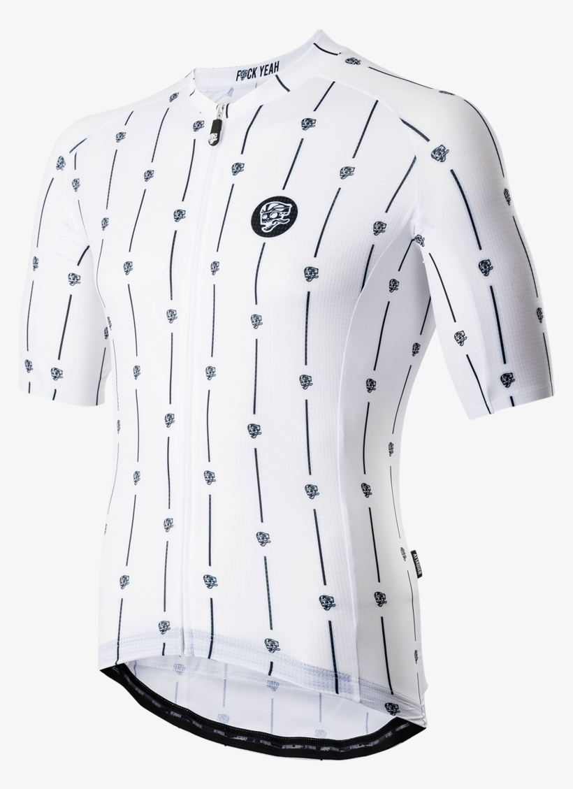 All Day Pinhead Jersey White Main - Cycling Jersey, transparent png #1322706