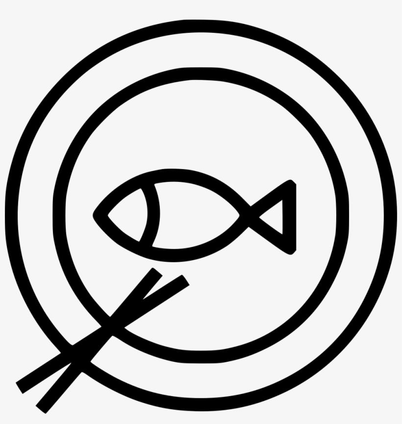 Fish Dish Plate Chopstick Asian Comments - Plate And Chopstick Png, transparent png #1322937