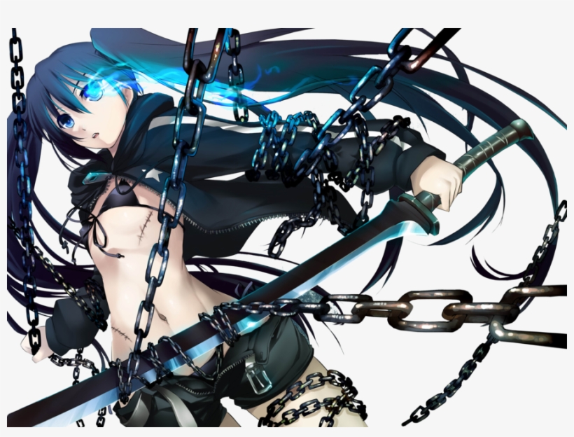 Black Rock Shooter Vector By Miki Chan321-d4tx908 - Black Rock Shooter Png, transparent png #1323379