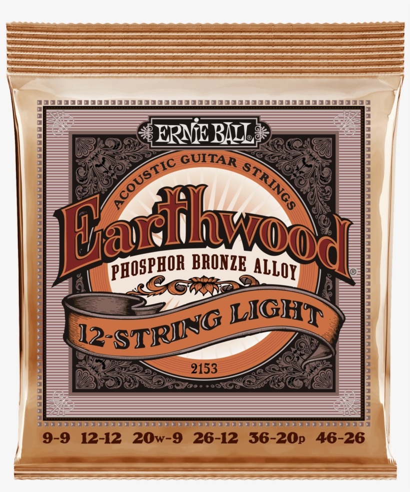 Ernie Ball Acoustic Guitar Strings Ernie Ball Earthwood - Ernie Ball 2146 Earthwood, transparent png #1324622