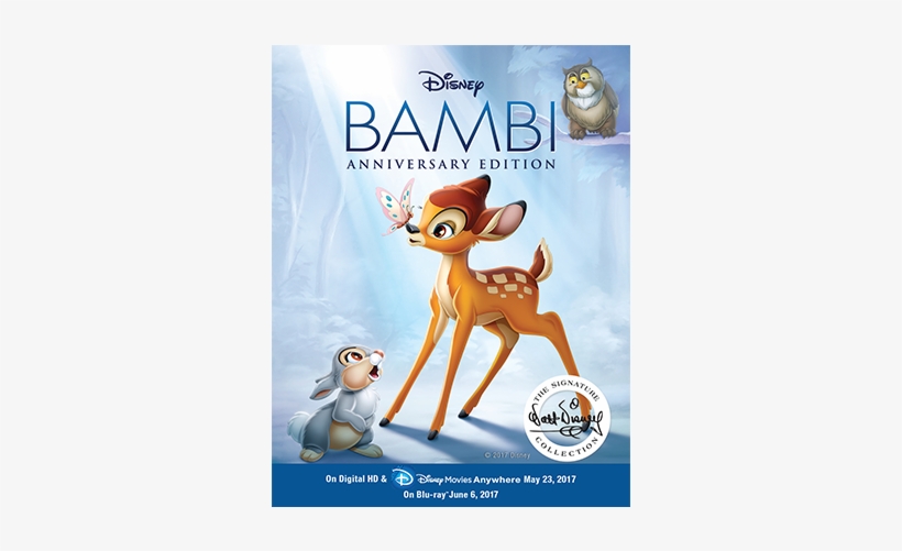 Enter To Win A Digital Hd Copy Of Bambi - Bambi Walt Disney Signature Collection, transparent png #1324659