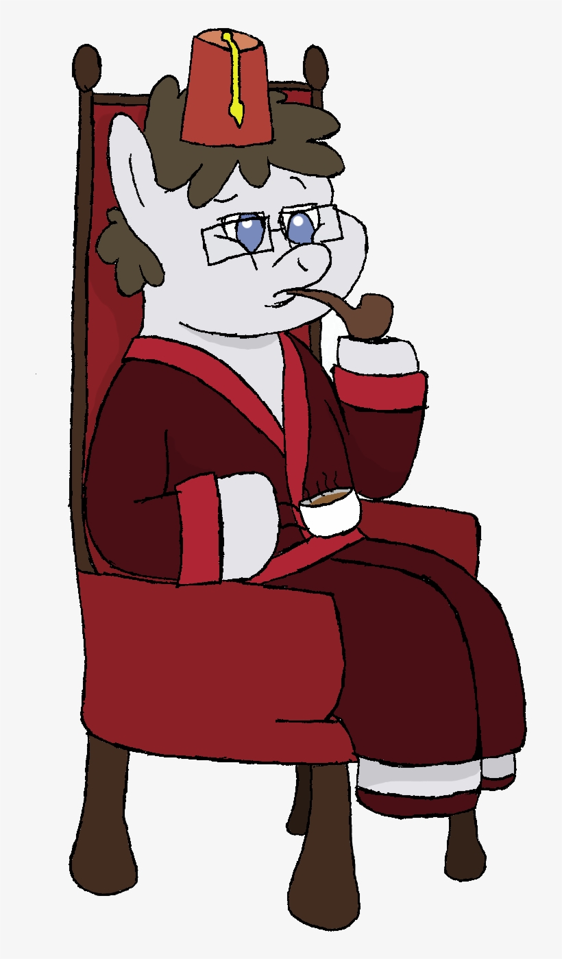 Spinnicus, Class, Fez, Glasses, Hat, Pipe, Safe, Truffle - Cartoon, transparent png #1324701