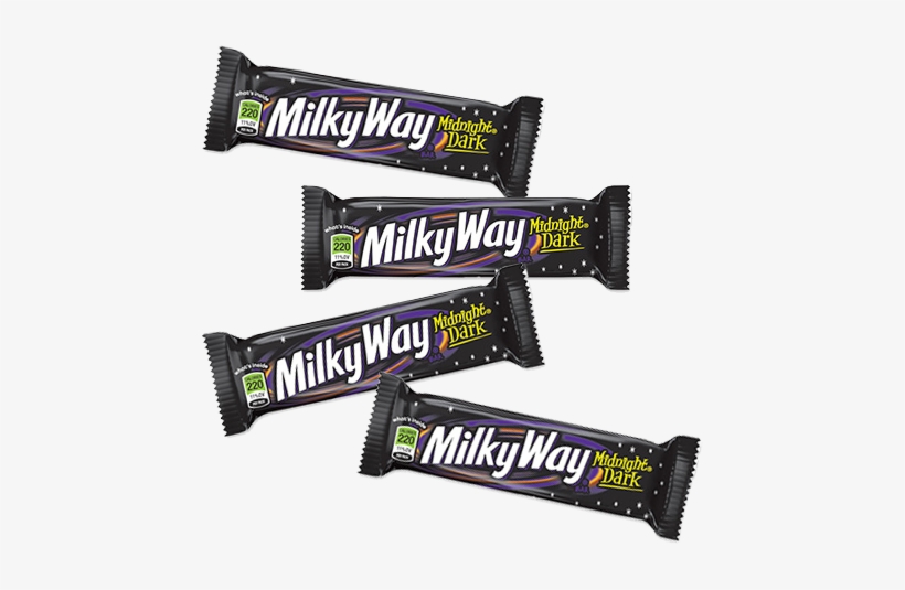 Milky Way Midnight Dark Candy Bar - Milky Way Midnight Dark Chocolate Candy Bar - 24 Count,, transparent png #1324913