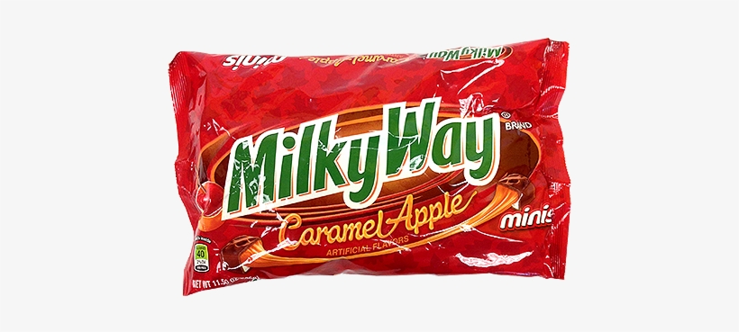 Milky Way Caramel Apple Minis - Milky Way Candy Bars - 10.65 Oz Bag, transparent png #1324934