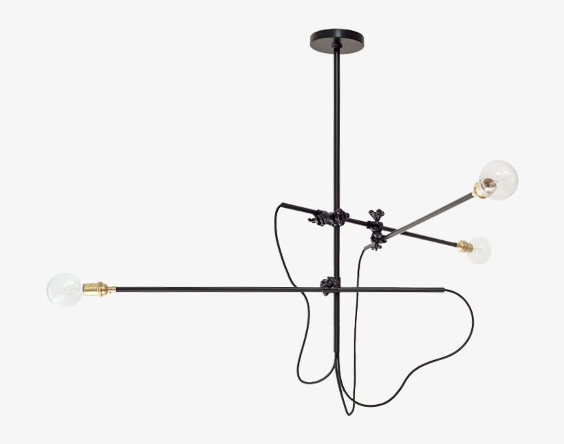 Industrial Chandelier - Chandelier, transparent png #1324963