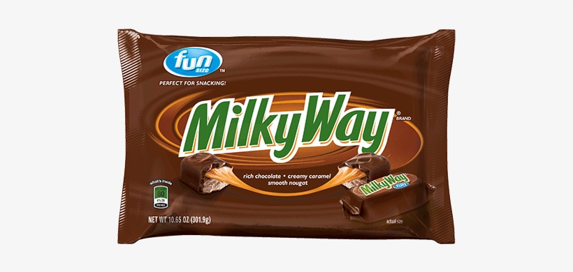 Milky Way Fun Size Candy Bars - Milky Way Chocolate Fun Size, transparent png #1325100