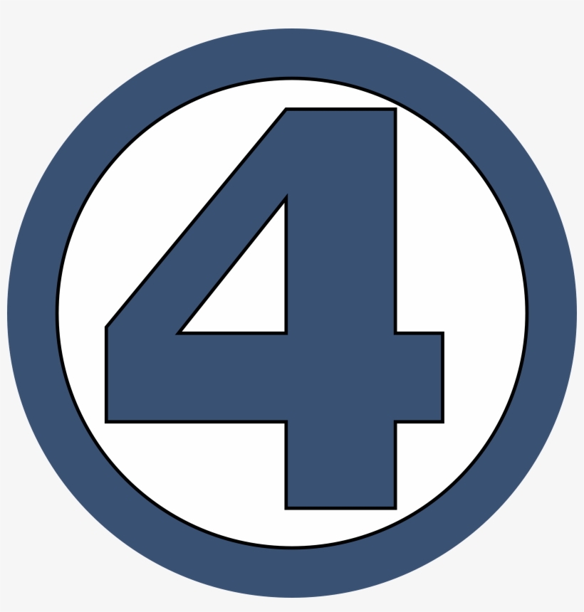 Comic Book Brain Splatter - Fantastic Four Logo Png, transparent png #1325687