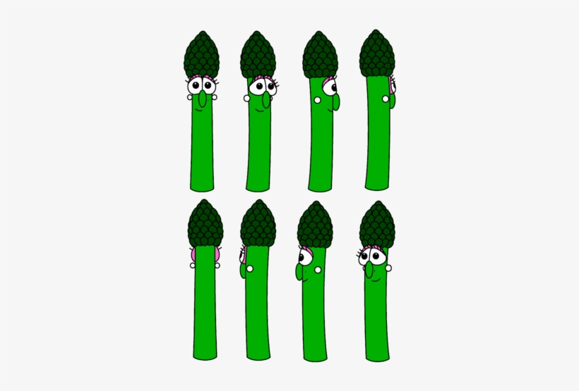 Lovey Asparagus - Veggie Tales Asparagus Dad, transparent png #1326042