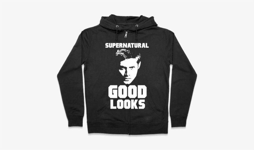Supernatural Good Looks Zip Hoodie - Introvert Hoodies, transparent png #1326061