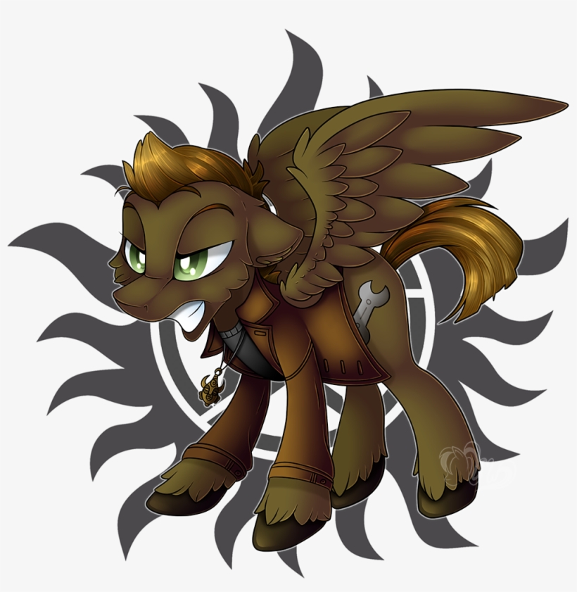 Mychelle, Clothes, Dean Winchester, Male, Pegasus, - Supernatural Tattoo, transparent png #1326346