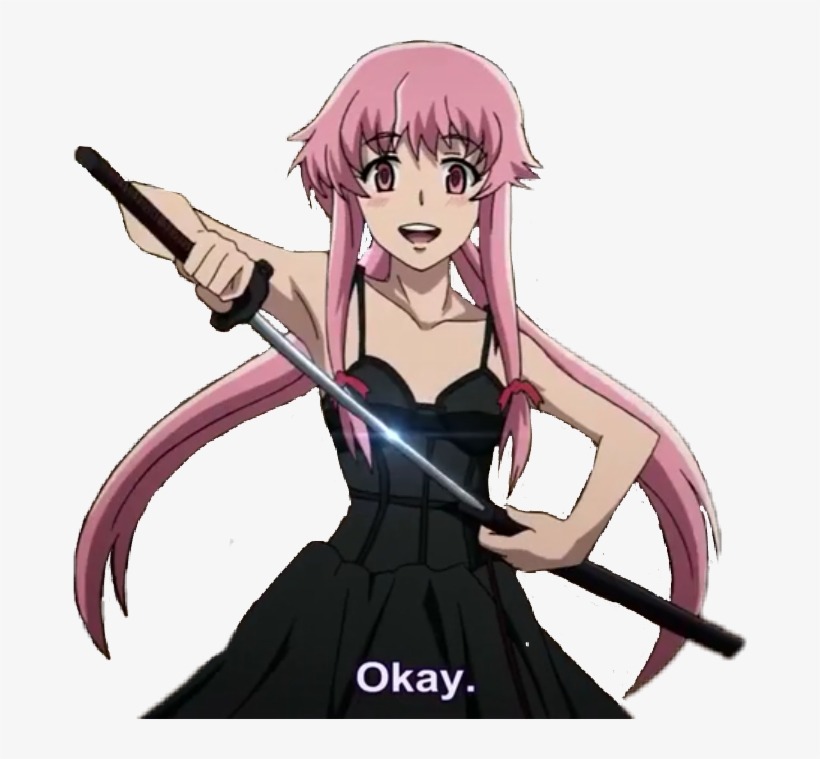 Yuno Gasai, transparent png #1326602