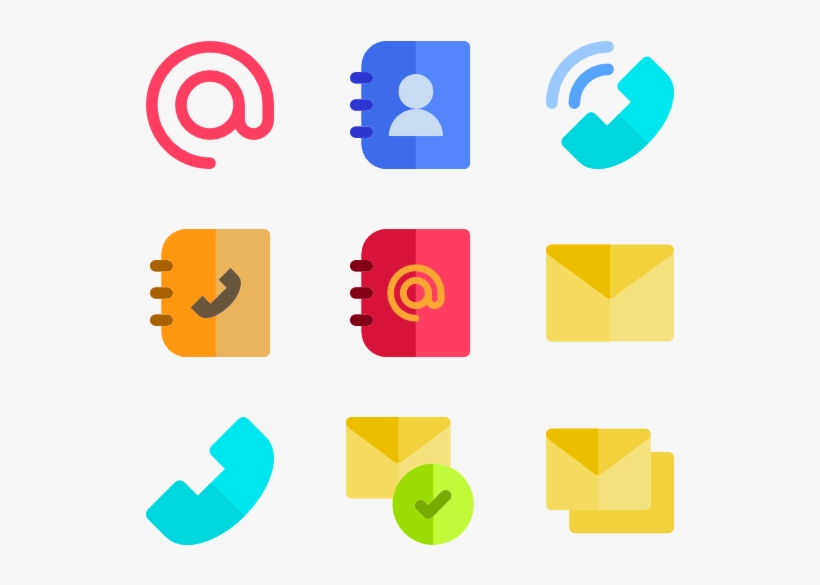 Contact & Communication - Contact Icon Color Png, transparent png #1326622