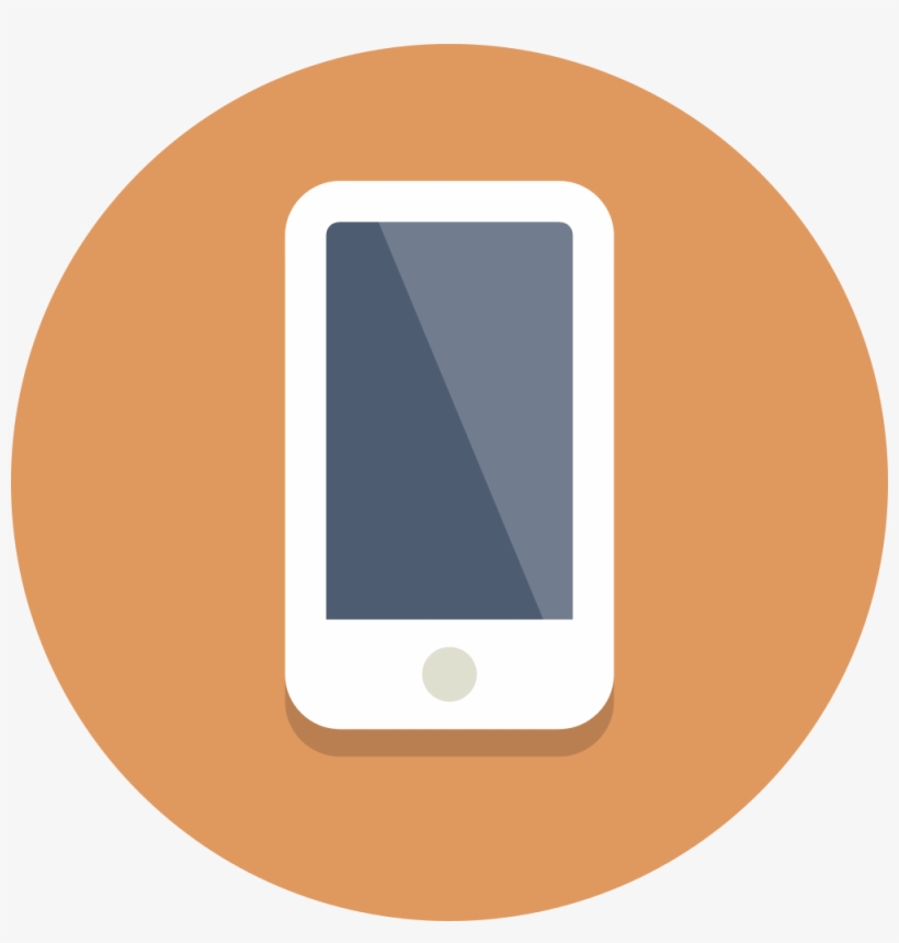 Open - Smartphone Icon Circle Png, transparent png #1327272