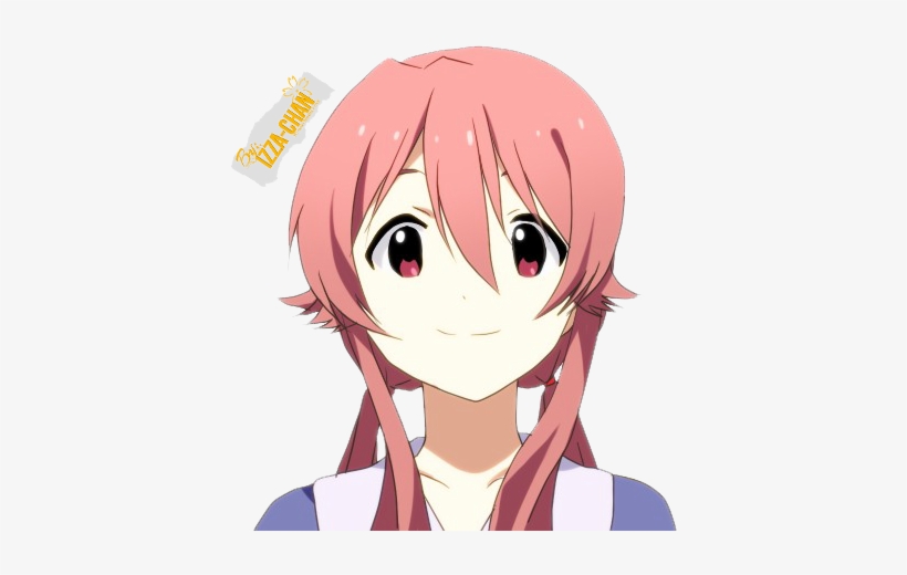 Gasai Yuno By Izza-chan On Deviantart Yuno Gasai - They Grow Up So Fast Anime, transparent png #1327568