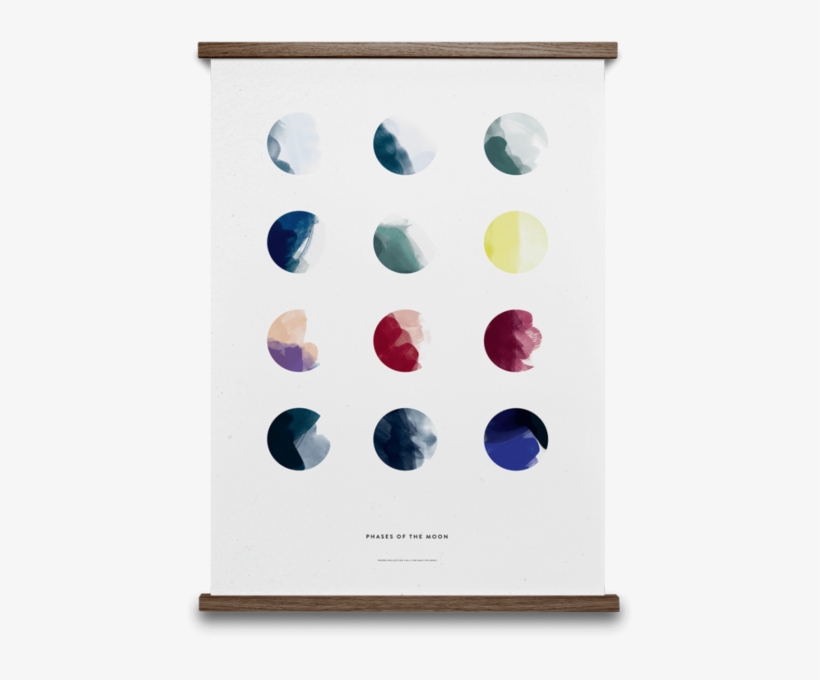 Paper Collective Moon Phases Poster, transparent png #1327718