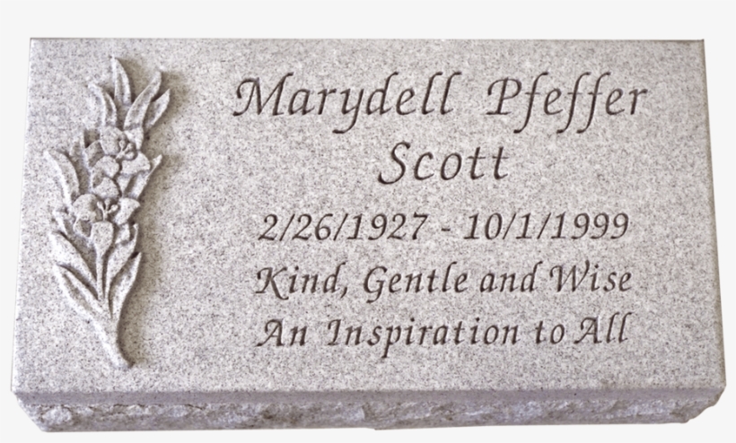 Grave Marker, Beaumont, Tx - Headstone, transparent png #1328141