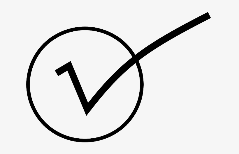 Joel, Mark, Symbol, Signs, Symbols, Check, Sign, Monte - Check Mark Clipart Black And White, transparent png #1328631