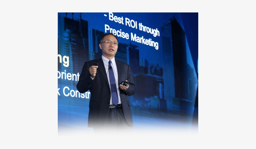 Huawei's David Wang Says Value-oriented Network Construction - Public Speaking, transparent png #1328655