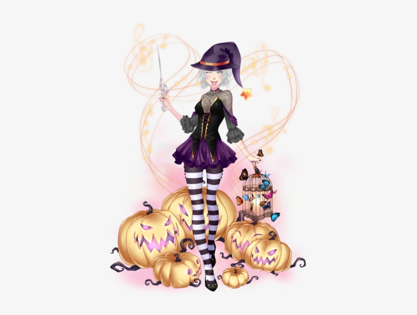 I Think She Makes A Cute Witch - Cartoon, transparent png #1328659