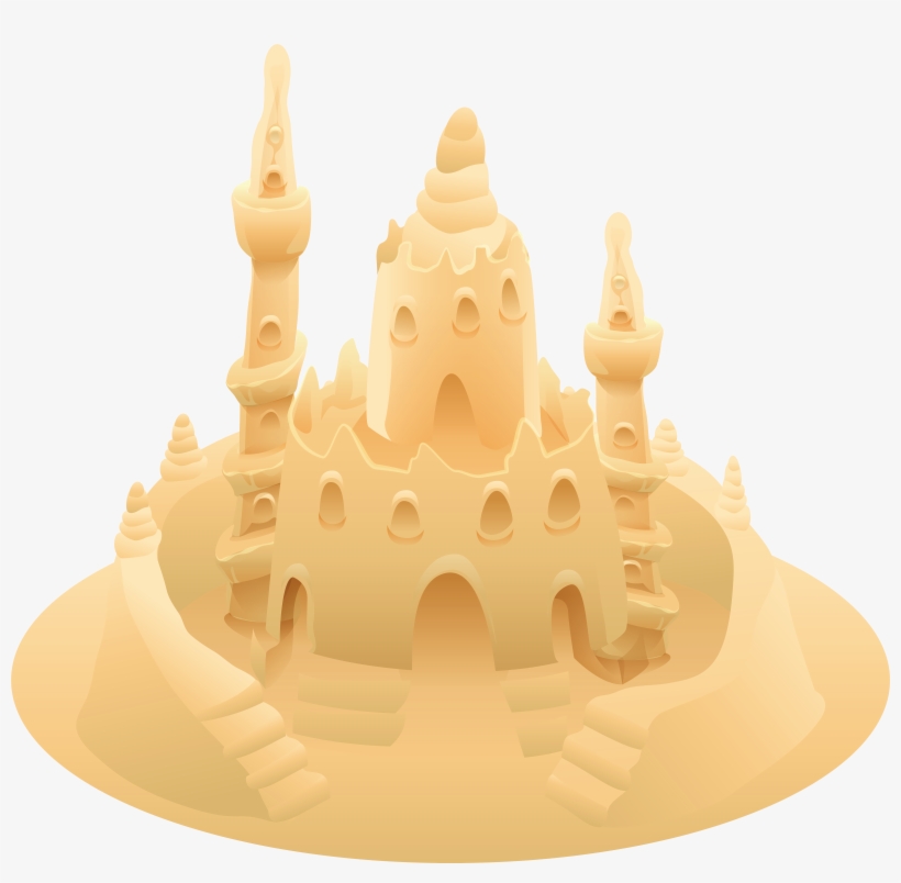 Beach Sand Castle Transparent Png Image - Beach, transparent png #1328879