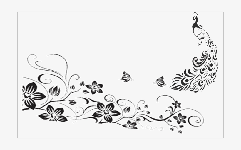 Wall Stickers - Fashionbeautybuy Wall Decal Brown Leaves Flowers Vine, transparent png #1329083