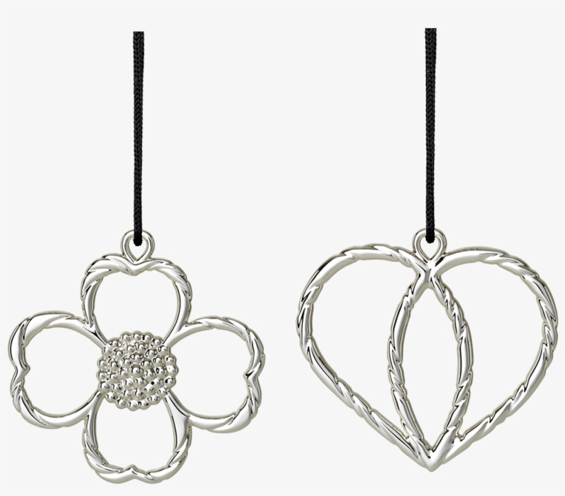 Set Of Buttercup Og Heart Crown H7 Silver - Rosendahl, transparent png #1329680