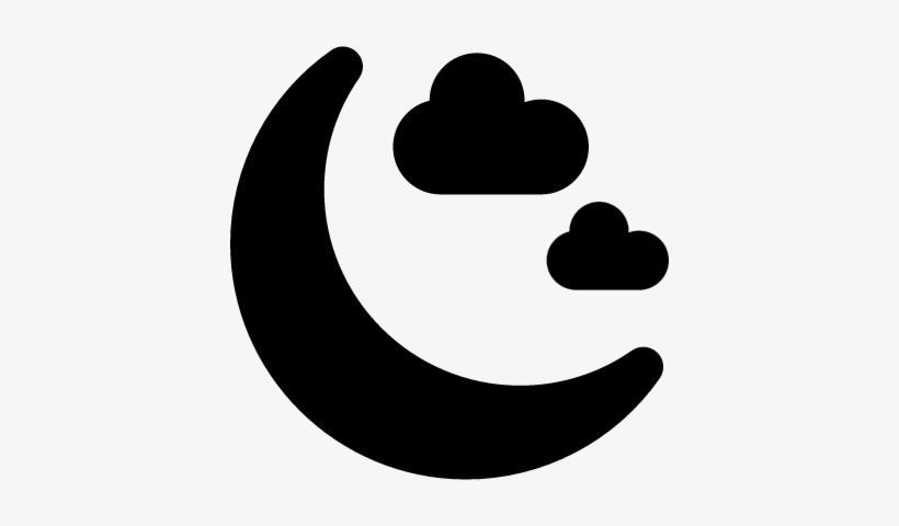 Halloween Moon With Clouds Vector - Cloud, transparent png #1330085