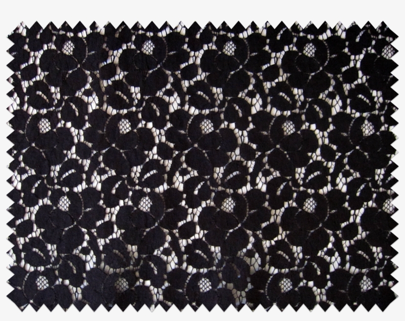 Black Lace Texture Png Download - Lace Fabric Png Transparent, transparent png #1330113