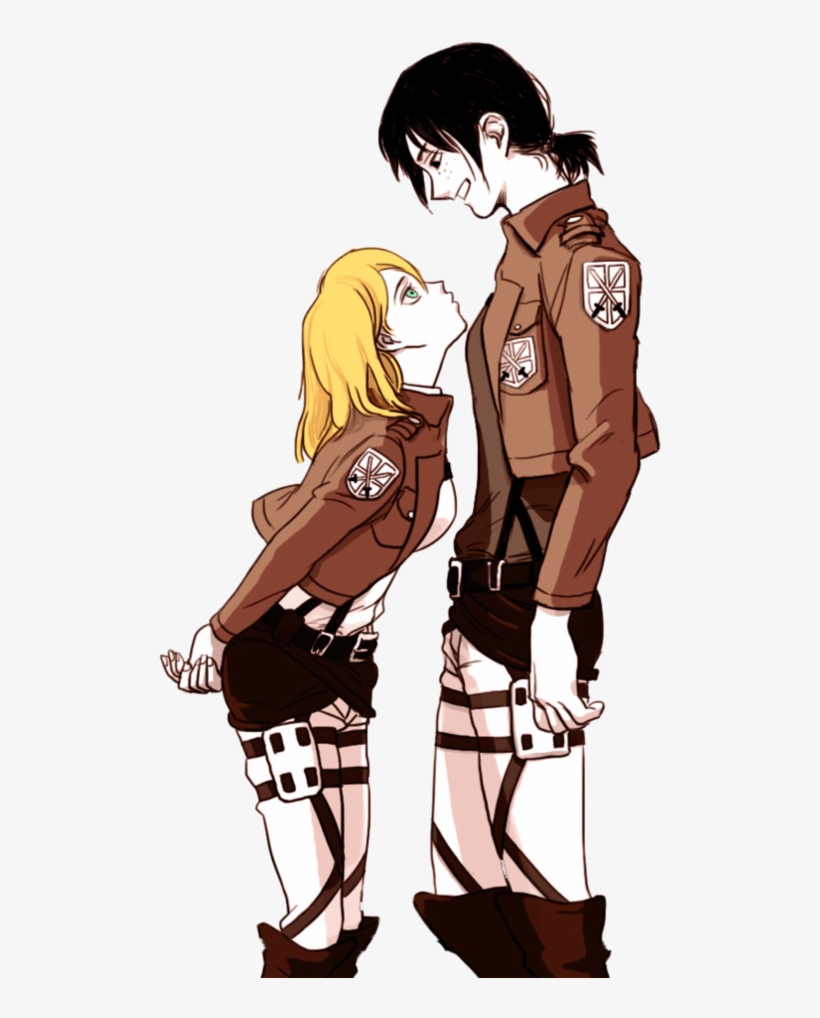 Ymir Christa Fanart Attack On Titan - Aot Krista And Ymir, transparent png #1330415