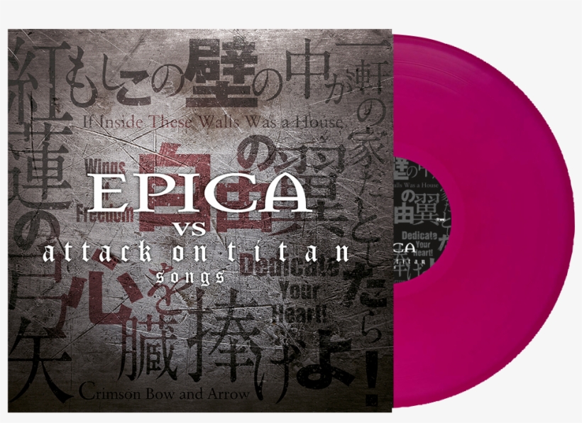 Epica Vs Attack On Titan Songs Violet Vinyl Import - Epica Vs Attack On Titan Songs Cover, transparent png #1330438