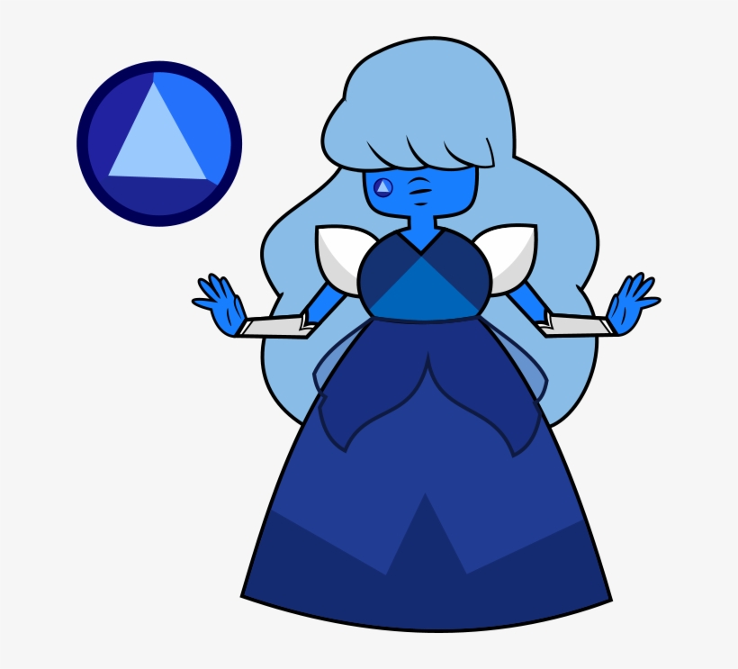 Bubble-blitz Sapphire - Steven Universe Blue Sapphire, transparent png #1330531